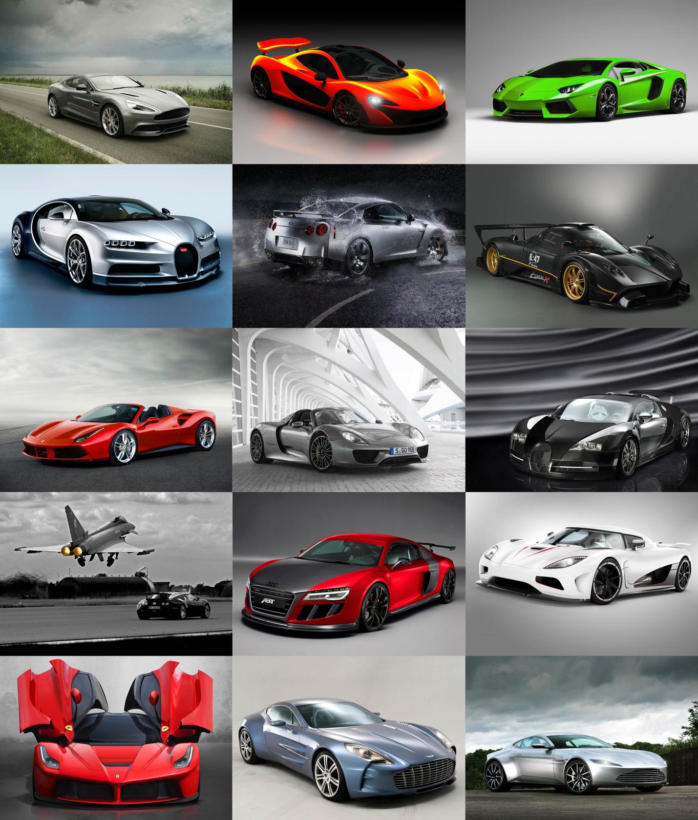 Ultimate Hypercar Poster Print The Most Exclusive Supercars Ever Built ...