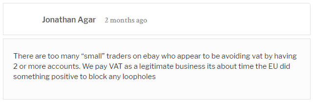 ebay seller rant regarding vat
