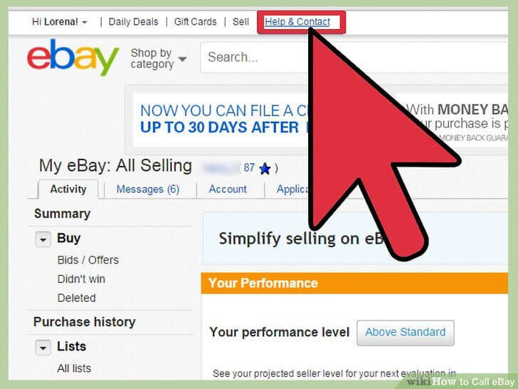 ebay customer service help center