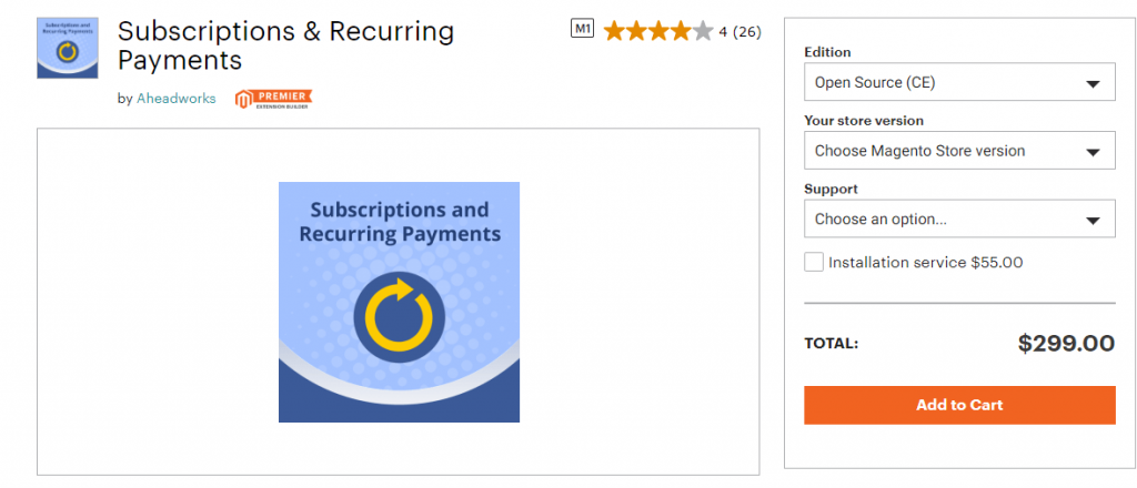 magento recurring Payments