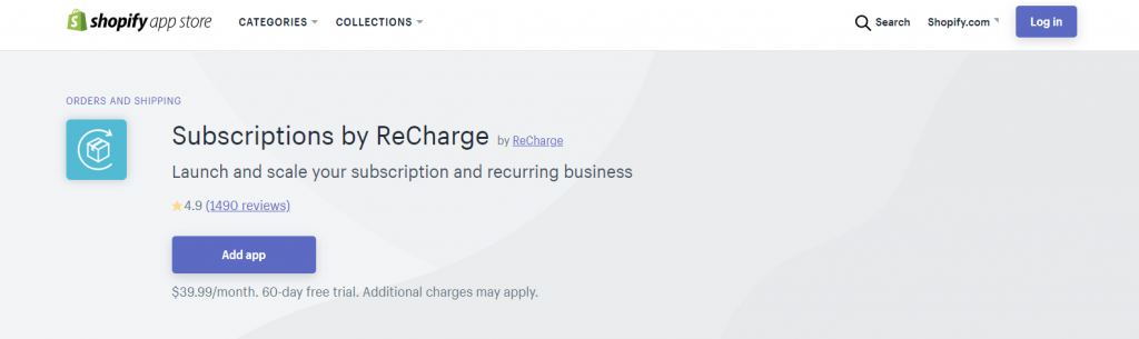 shopify recharge extension